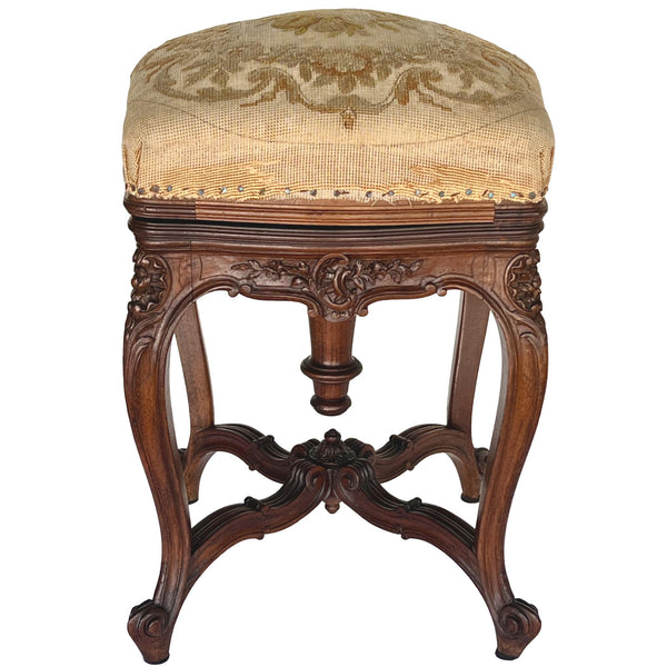 https://bettinawhitefordhome.com › products › antique-louis-xv-style-adjustable-piano-stool