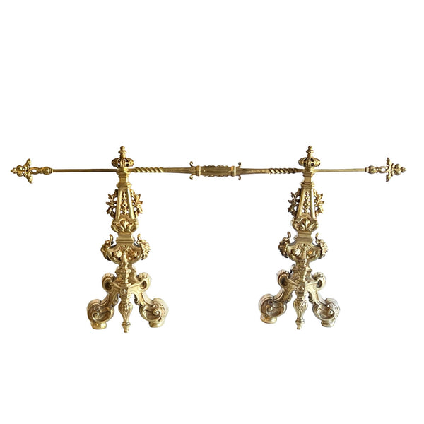 https://bettinawhitefordhome.com › products › antique-french-empire-brass-fire-chenets