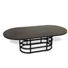 8ft Koa Wood Oval Race Track Dining Table by Cameron
