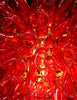 Chihuly Style "Medusa" Fuoco Red Murano Glass Chandelier