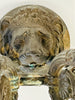 Antique French Bronze Lion Motif Wall Candle Sconces-Pair
