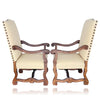 Pair of Rancho Monterey Style Chairs in Ivory