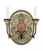 Pair of Fiore Carved Wall Sconces by Formations Lighting