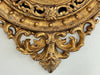 Antique Federal Eagle Crested Gilt Convex Mirror