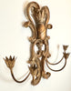 Vintage Palladio Hand Carved Wall Candelabra-Italy